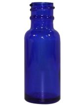 Glass Bottle 1 Oz Blue