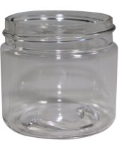 Plastic Jar 2 Oz Clear Round Tall