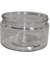 Plastic Jar 4 Oz Clear Round Wide