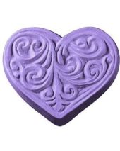 Nature Victorian Heart Soap Mold