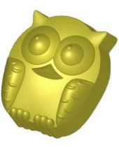 Stylized Olive the Owl Soap Mold