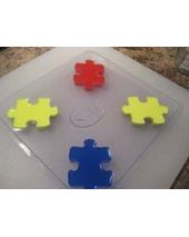 Stylized Puzzle Piece Soap Mold