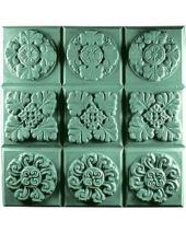Tray Gothic Florals Soap Mold