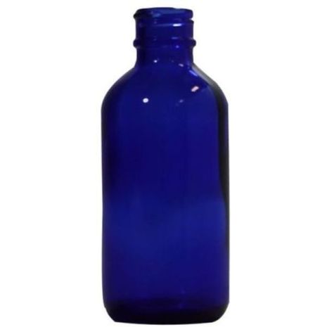 Glass Bottle 2 Oz Blue