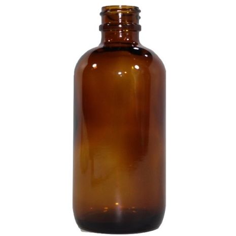 Glass Bottle 4 Oz Amber