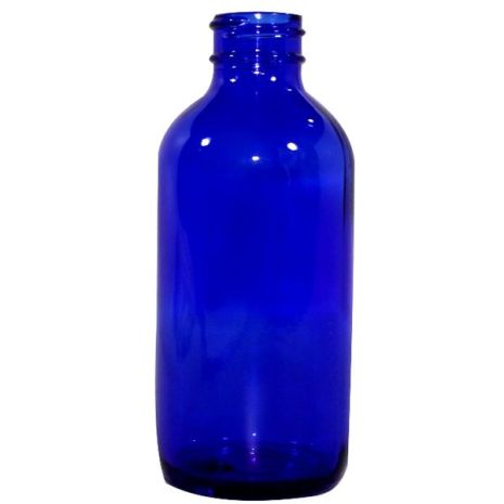 Glass Bottle 4 Oz Blue