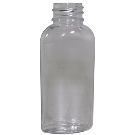 Plastic Bottle 1 Oz Clear Cosmo Oval