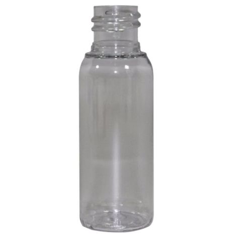 Plastic Bottle 1 Oz Clear Cosmo Rounds