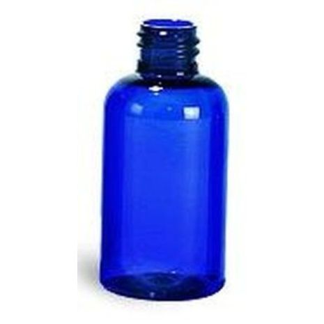 Plastic Bottle 2 Oz Blue Boston Rounds