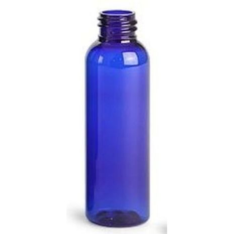 Plastic Bottle 2 Oz Blue Cosmo Rounds