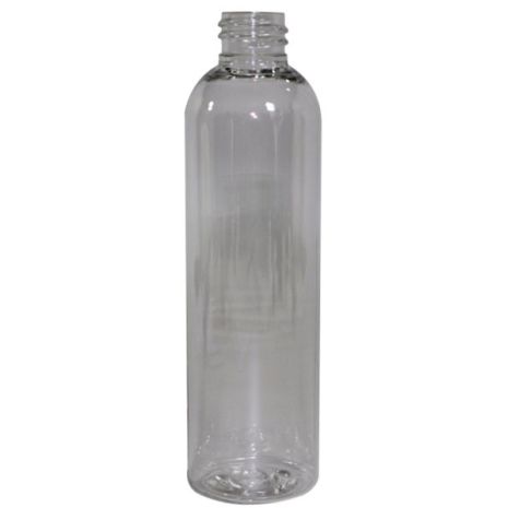 Plastic Bottle 4 Oz Clear Cosmo Rounds