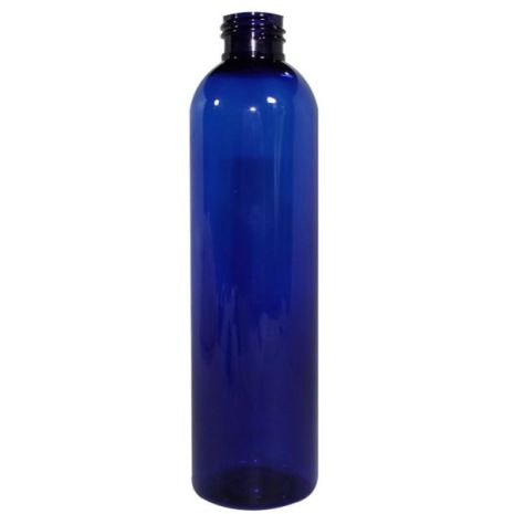 Plastic Bottle 8 Oz Blue Cosmo Rounds