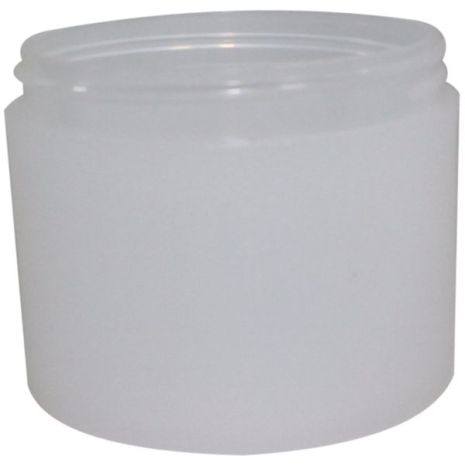 Plastic Jar 4 Oz Frosted Round