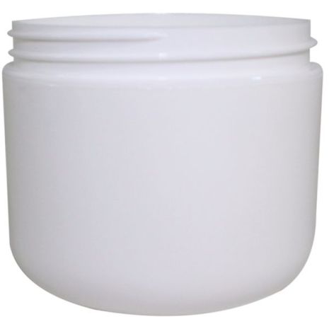 Plastic Jar 4 Oz White Rnd Rnd Bottom