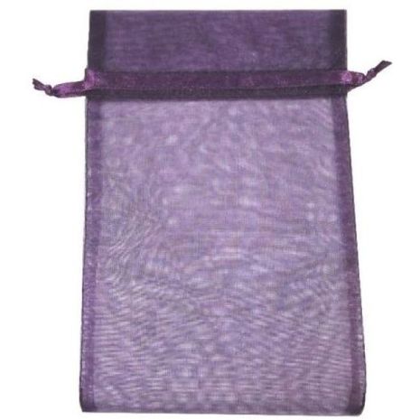 Organza Bag - Purple 5 x 8