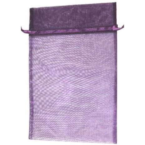 Organza Bag - Purple 8 x 12