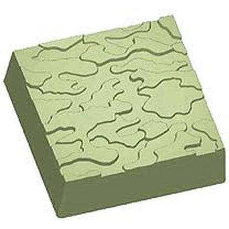 Stylized Camouflage Soap Mold