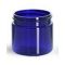 Plastic Jar 2 Oz Blue Round Tall